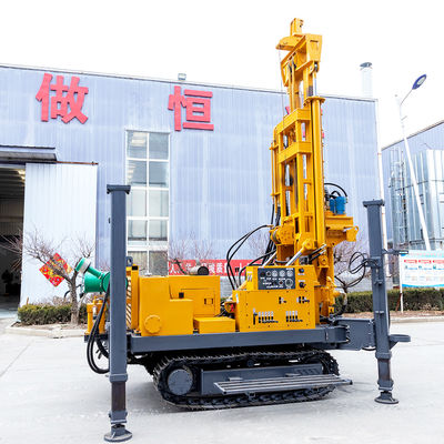 2.5km/h Water Well Drilling Rig 260m Drilling Depth Mobile Well Drilling Rig