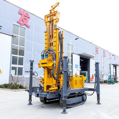 260m Depth Crawler Water Well Drilling Rig Machine Pneumatic Borehole Drilling Rig