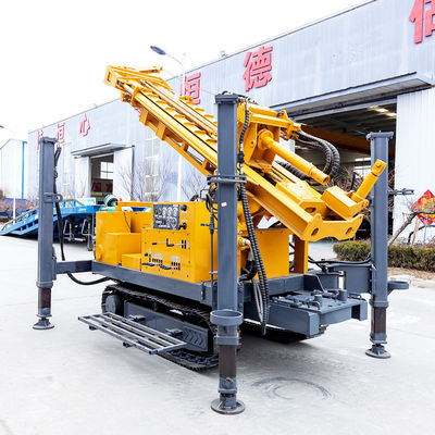 260m Depth Crawler Water Well Drilling Rig Machine Pneumatic Borehole Drilling Rig