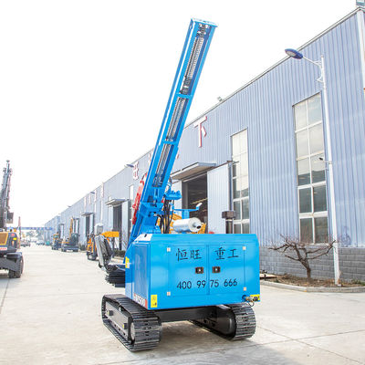 5m Rotary Hydraulic Crawler Solar Pile Driver For Solar Photovoltaic Power Plants
