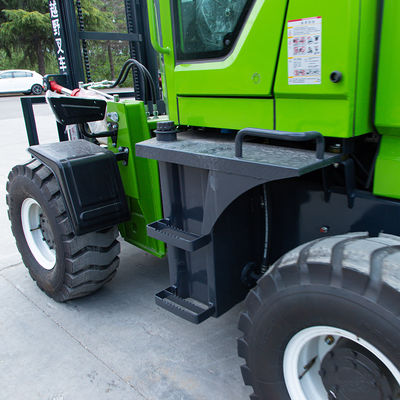 5000Lbs Electric All Terrain Forklift With Up To 10 Controls Joystick