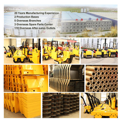 Diesel Engine Powered Construction Road Roller 0-5Km/H In Various Applications