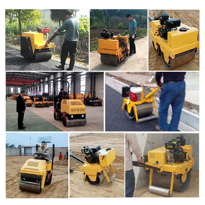 Diesel Engine Powered Construction Road Roller 0-5Km/H In Various Applications