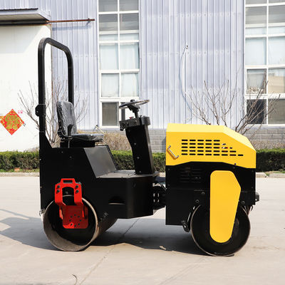 High Performance 1.5 ton Asphalt Roller Compactor 12HP powered