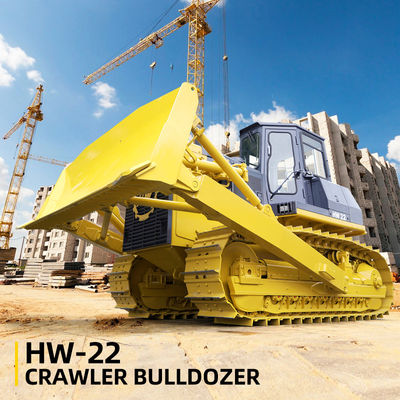 Semi U Blade Heavy Duty Bulldozer Crawler 900L Fuel Tank Capacity For Earthworks