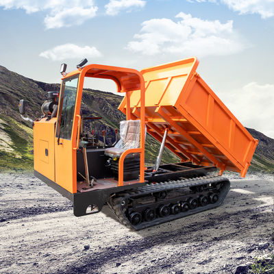 Construction Sites Mini Crawler Dumper Micro Tracked Dumper 42kw