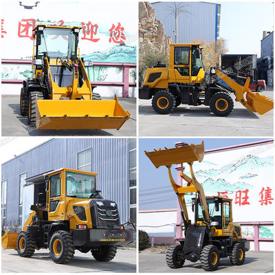 92Kw Compact Backhoe Loader Machine High Performance Easy To Operate