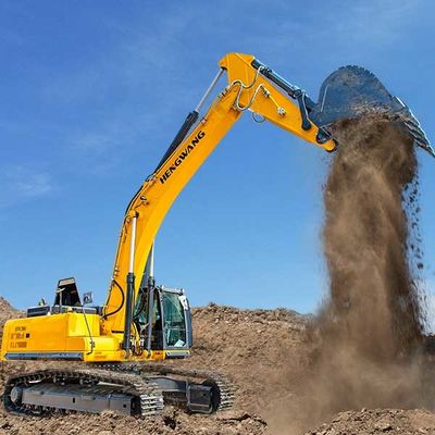 HW380 Heavy Duty Excavator 37T Working Weight Cummins 6HKIX Engine