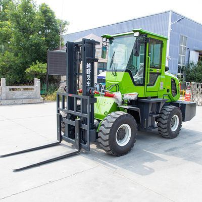 5000Lbs Electric All Terrain Forklift With Up To 10 Controls Joystick