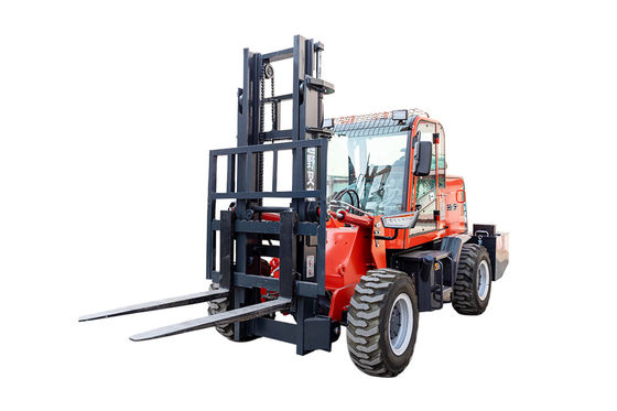 4 wheel Drive All Terrain Forklift 10000 lbs For Efficient Operation